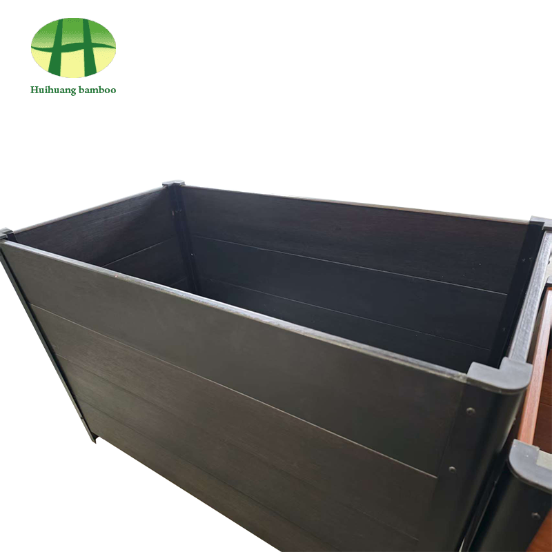 屋外耐候性竹プランター複合木材プランターボックス 屋外耐候性竹プランター複合木材プランターボックス