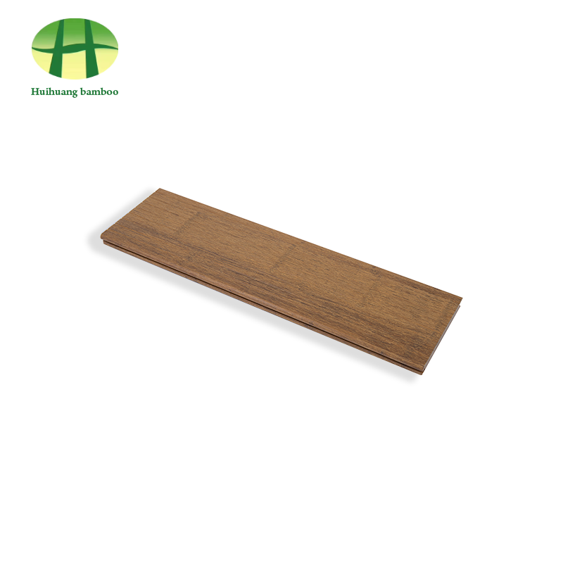 ナチュラルカラーの光沢のある重竹フローリング