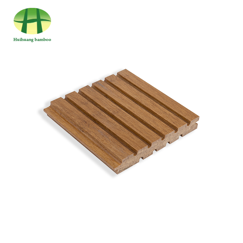 大きな溝の竹フローリング