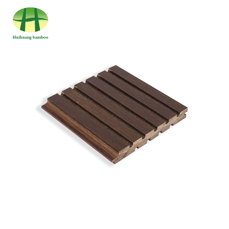 大きな溝の竹フローリング