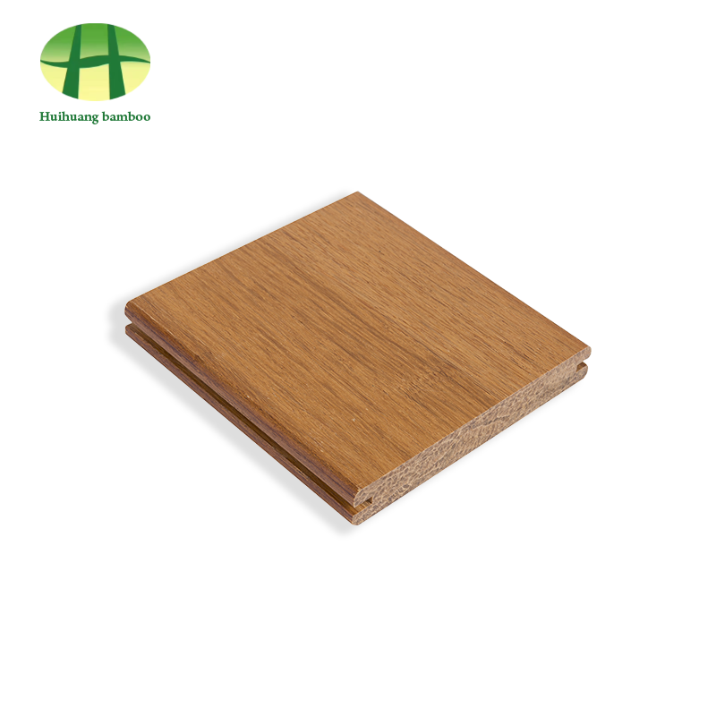 ナチュラルカラーの光沢のある重竹フローリング